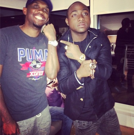 Footballer Samuel Eto Buys Davido a Gift