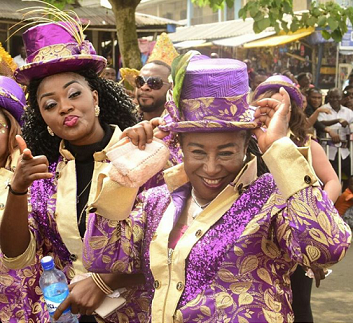 Eucharia Anunobi, Patience Ozokwor Shows Support for Gov. Ben Ayade Carnival