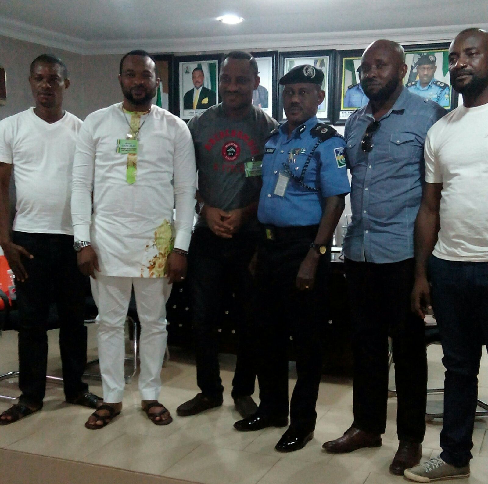 Nollywood Group Visits Anambra Police Commissioner