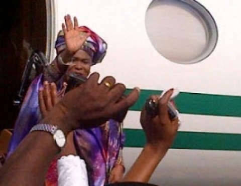 Nigeria First Lady Returns To Abuja From Another Medical Trip