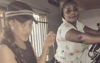 Bride-to-be Sophia Chikere, Hits The Gym with Ronke Odusanya