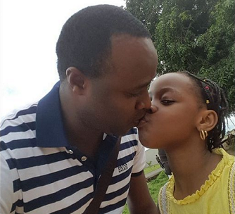 Angry Fans Slam Femi Adebayo For Kissing His Daughter’s Lips (Photo)