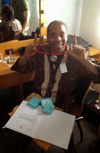 Femi Kuti Receives His Grammy Award Nomination Medal