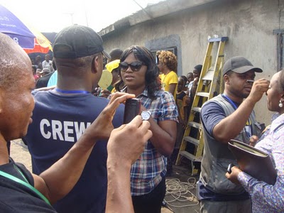 PICTURES: BEHIND THE SCENE, The making of Omo Ghetto part 2 by Funke akindele