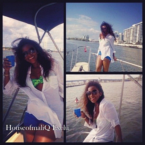 PHOTO: Superstar Actress, Genevieve Nnaji On Miami Boat Cruise