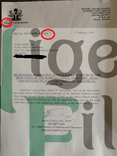 Another Abuja High Court Judge In Fraudulent Letter Mess