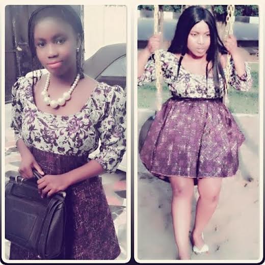 Nollywood actress, Halima Abubakar Borrows Her 12year Old Kid Sister’s Dress