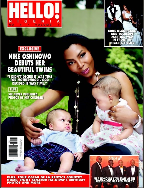 At Last, Nike Oshinowo Shows Off Her Twins