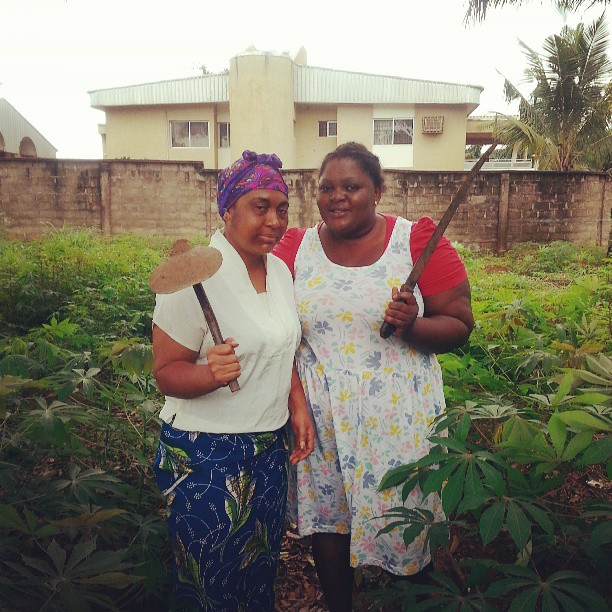 PHOTOS: EUCHARIA ANUNOBI, FUNKE AKINDELE, ENIOLA BADMUS, HILDA DOKUBO ON THE SET OF A NEW MOVIE