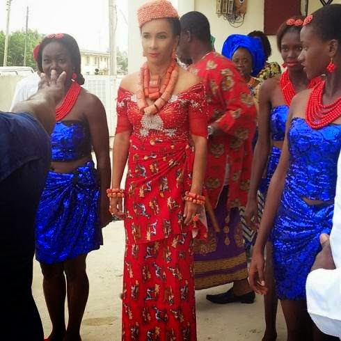 Exclusive: Ibinabo’s Wedding, Tom Ateke Gets 30mins Ovation (Picture)