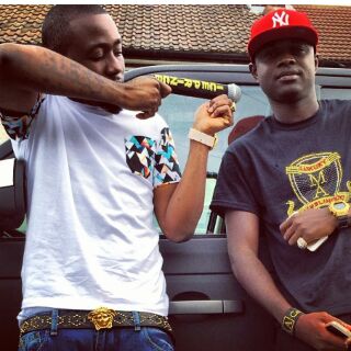 Ice Prince Gets Customised Mic From Tonto’s Boo, Malivehood