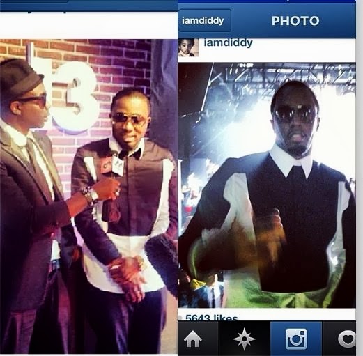 Ice Prince Wears Same Shirt As P Diddy To BET Awards In America