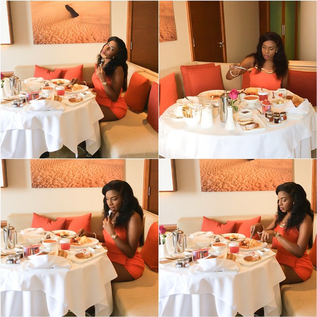 Chika Ike, Manager Spend Lavishly In Dubai