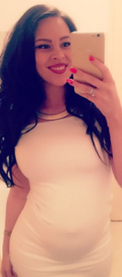 IK Ogbonna’s Girlfriend Rocks Her 8-Months Baby Bump (Photos)