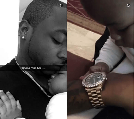 I’m Going To Miss Her’- Davido Reveals As He Finally Hands Over Daughter To Babymama (Photos)