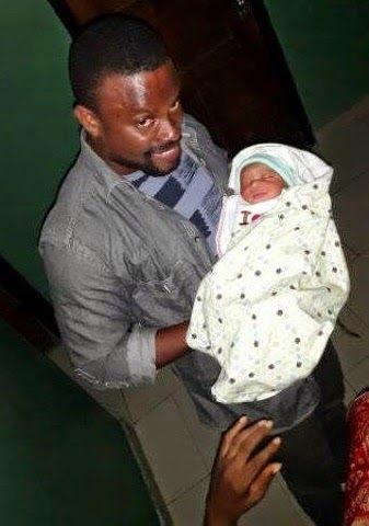 Comic Actor Ime Bishop Umoh, ‘Okon Lagos’ Welcomes Newborn