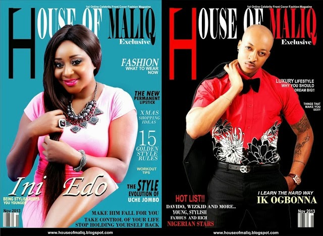 Ini Edo, IK Ogbonna Add Glamour To ‘House Of Maliq’ Mag Cover