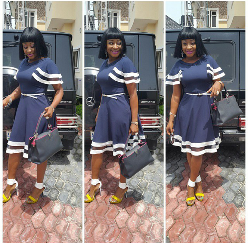 Ini Edo on Fire: What is Wrong With Her Dressing Again?