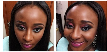 Ini Edo’s Facial Makeup Error (Pictures)