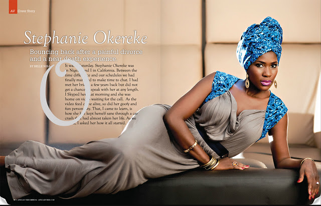 ACTRESS STEPHANIE OKEREKE COVERS AFRICAN VIBES MAGAZINE