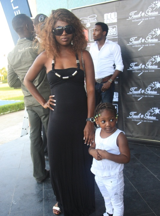 2FACE’S DAUGHTER TAKES A POSE AT EVENT TAGGED TOUCH OF GENIUS