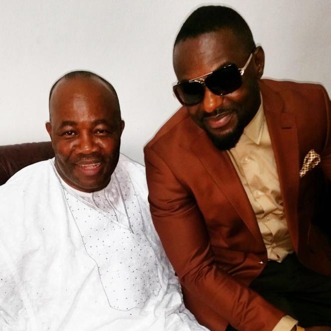 Jim Iyke Romances ‘Generous’ Governor Akpabio