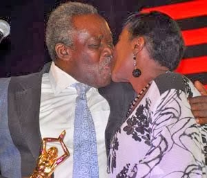 Joke Silva, Olu Jacobs Publicly Display Affection