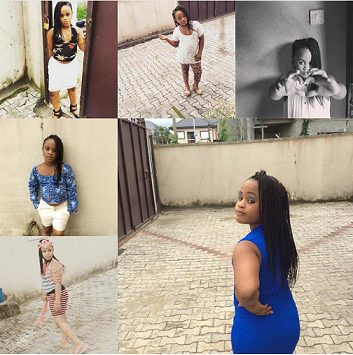 Actress, Joyce kalu Lay Prayers on Daughter