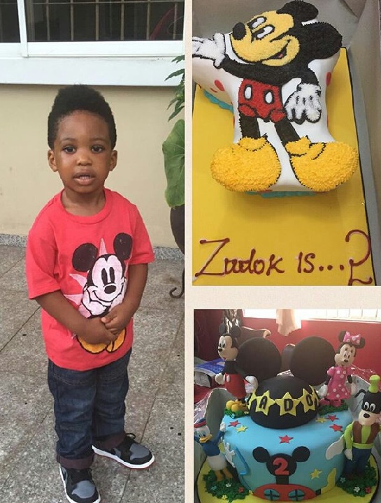 Julius Agwu’s Son, Zadok, Celebrates At 2 (Photos)