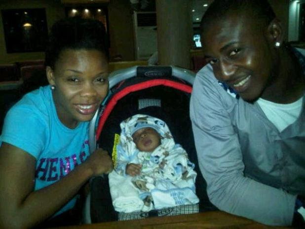 Kaffy, Hubby Christen New Child