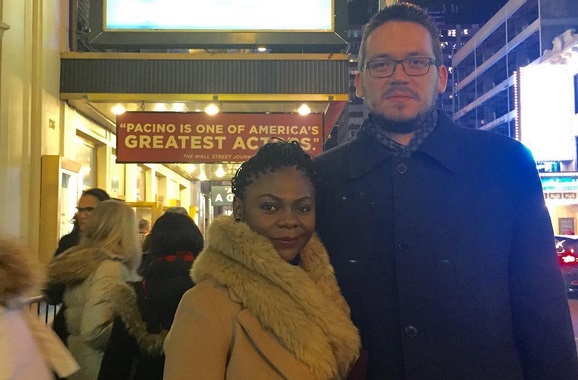 Post Valentine: Karen Igho Shows Off Oyibo Hubby (Photo)