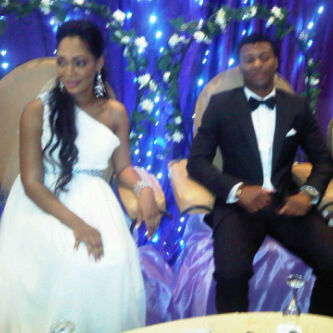 Ex Mbgn Stephanie Oforka Marries Footballer Kalu Uche.