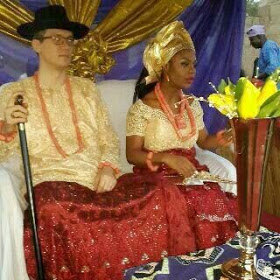 Karen Igho Marries Her White Lover Traditionally (Pictures)