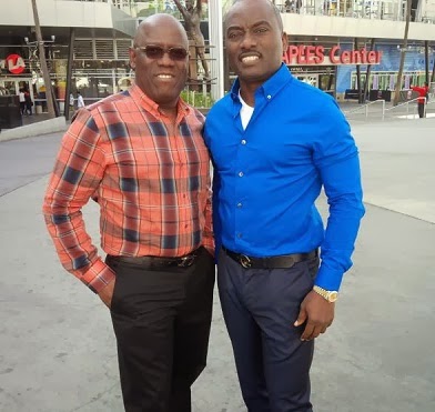 Kenny Ogungbe, D1 Arrive California for Grammy Awards