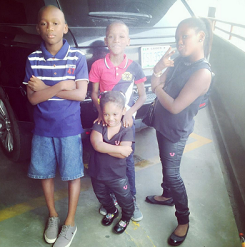 Annie Idibia’s Daughters Visit Sumbo’s Children