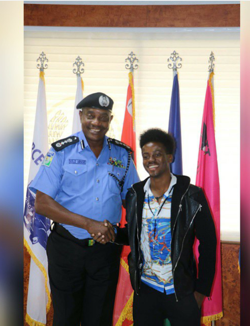 Korede Bello Secret Talk with  IG Of Police, Solomon Arase Leaked