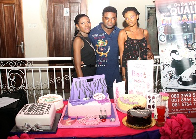 [PICTURES] Together For Kunle Afolayan’s Wife, Tolu