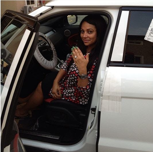 Peter Okoye Finally Proposes To His Girlfriend Of 7yrs, Lola Omotayo With A Brand New 2013 Range Rover [PHOTOS]