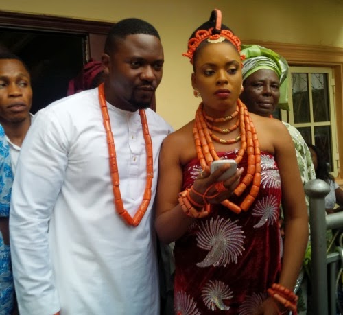 Tinsel Girl, Matilda Obaseki’s White Wedding Pictures