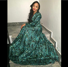 Toke Makinwa in Maxi Wear (Photos)