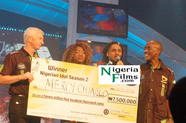 VIDEO: Mercy Chinwo Becomes Nigerian Idol Winner**As Show Fails To Produce First Male Winner