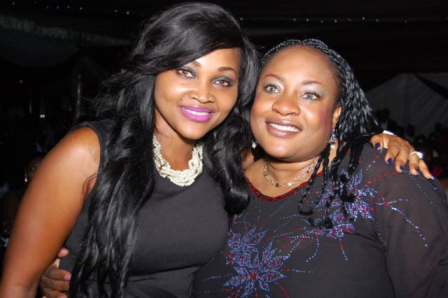 Actress Mercy Aigbe steps out with husband, Larry Gents