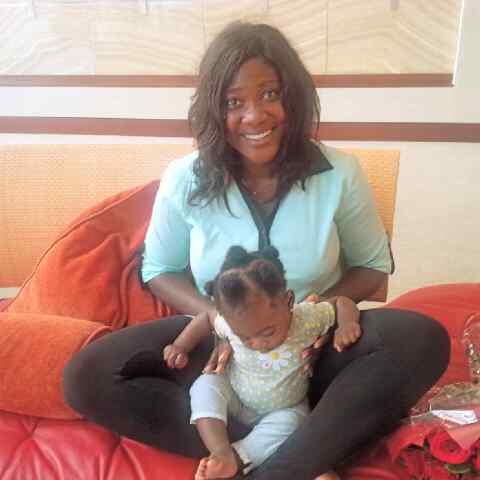 Nollywood Actress Mercy Johnson Berates Hubby, Eulogises Daughter, Purity