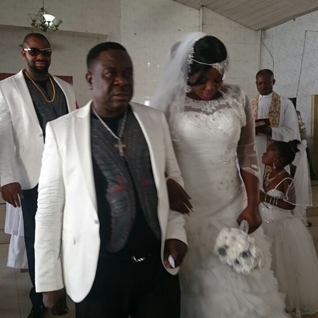 More Pictures From Mr Ibu’s Secret Wedding