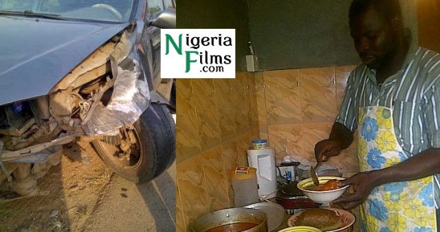 Popular Yoruba Actor, Muyideen Oladapo survives serious car crash