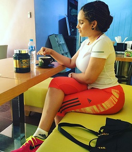 See What Carolyn Danjuma was Caught Doing After Workout