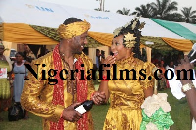 PICTURES: Nollywood Stars Missing At Nse-Ikpe Etim’s Traditional Wedding