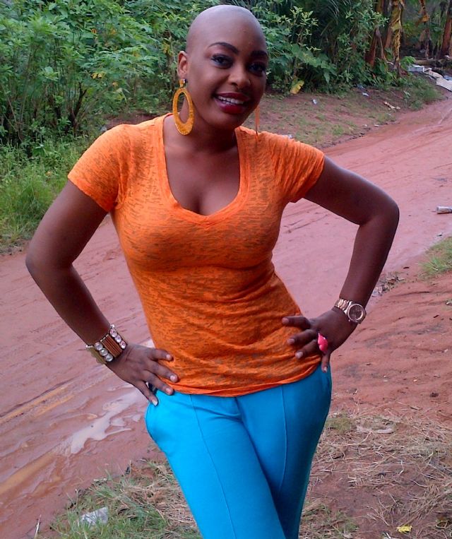 Upcoming Actress, Nuella Njubigbo Shaves Hair For New Movie [PICTURES]