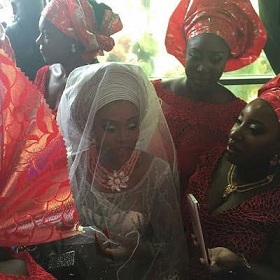 Wedding Photos of Dolapo Oni and Prince Adegbite Sijuwade in Lagos