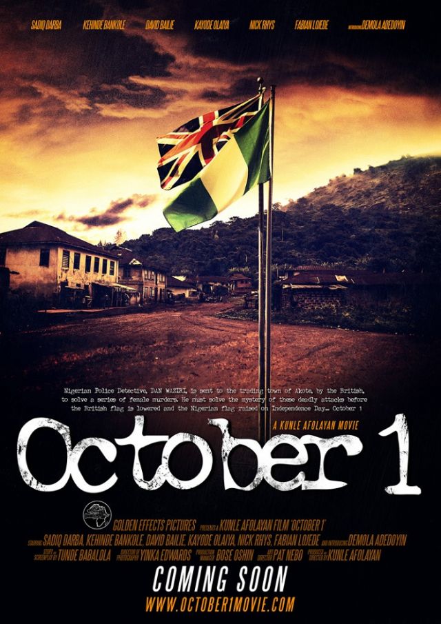 First Poster For Nigerian Helmer Kunle Afolayan’s Next – The $2 million Thriller ‘October 1’